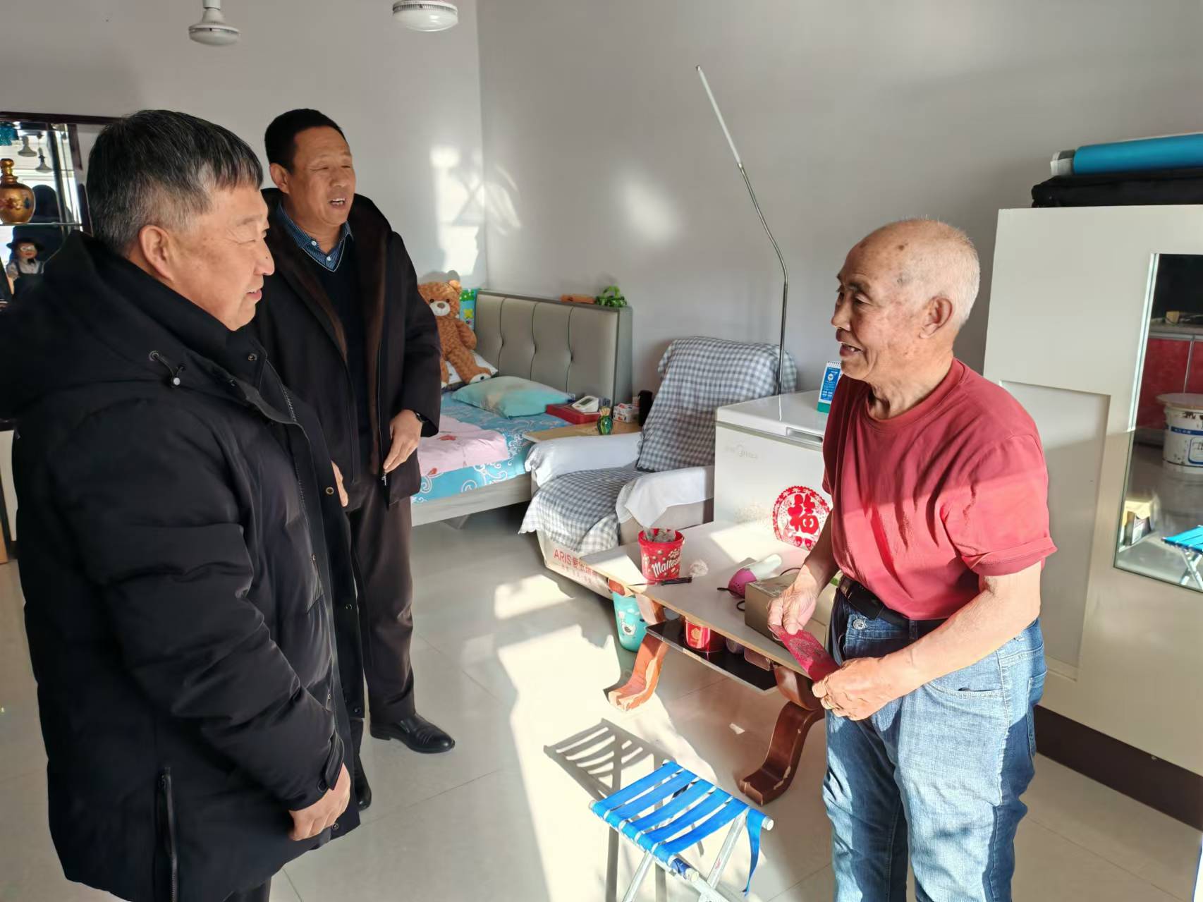年味漸濃情更濃，額鹽公司開展走訪慰問活動(dòng)